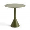 HAY Vonkajší stôl Palissade Cone Olive Ø 70 cm