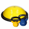 Fitness sada - balančná podložka a 2 x kettlebell Bosu