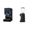 Gaggia New Classic EVO BC, blue + Eureka Helios 75, black