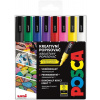 POSCA akrylový popisovač PC-3M 8 ks - mix základných farieb (03666)