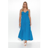 Makadamia Letné maxi šaty M791 | blue jeans M791 - 40/42 M791