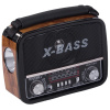 VERK GROUP Mobilné kuchynské rádio sieťová batéria fm/am/sw usb aux tf mp3 retro