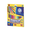 ASTRA Ergonomické trojhranné farbičky 24ks + strúhadlo, 312110003