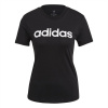 adidas LOUNGEWEAR Essentials Slim Logo dámske tričko Black / White 4-6 (XS)