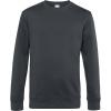 B&C Mikina KING Crew Neck, pánská COT01U01Ka9702-asphalt M Asphalt