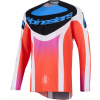 dres TECHSTAR KNIF, ALPINESTARS (světle šedá/oranžová fluo/černá, vel. L)