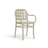 PAGED Classic B-6010 Seat Wood Back Wood Farba dreva: buk morený, Čalúnenie: dyha