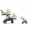 CYBEX e-Gazelle S Lux + Gazelle S Cot S Twin Set seashell beige 2025