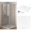Sprchový kút - Sprchový kút 90x90 + sprchová vanička SLIM + sifón (Sprchový kút - Sprchový kút 90x90 + sprchová vanička SLIM + sifón)