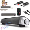 MINI BLUETOOTH SOUNDBAR S DIAĽKOVÝM OVLÁDANÍM AUX RCA DO DOMU AUTA NA PÁRTY