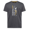 La Sportiva SOLUTION T-SHIRT Uhlík/žltá
