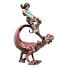 Weta Workshop Mini Epics Vinylová figúrka Lary Croft a Raptora z filmu Tomb Raider 24 cm