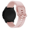 SES Silikónový remienok pre chytré hodinky Amazfit GTR Mini - svetlo ružový 15339