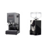 Gaggia New Classic EVO, grey + Eureka Mignon Silenzio, CR black