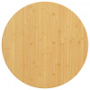 vidaXL Stolová doska Ø70x4 cm bambus - Hnedá - 120665-67313