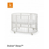 Stokke, Sleepi - oválna detská postieľka s bielym matracom (Stokke, Sleepi - oválna detská postieľka s bielym matracom)