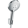 HANSGROHE Raindance Select S sprchová súprava, ručná sprcha 3jet priemer 125 mm, sprchový držiak a sprchová hadica 160 cm, chróm, 26721000