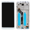 Xiaomi Redmi 5 Plus LCD displej dotykové sklo komplet predný panel biely vrátane rámčeku (P3380)