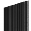 WALL CONCEPT akustický panel čierna, sivý filc + MDF, 2750x604x21 mm, 1,66 m2