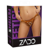 ZADO Leather Strap-on Harness postroj S/M