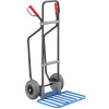 Rudla na vrecia s lyžinami, čierna ,lopata na balíky š x h 430 x 450 mm, modrá EUROKRAFTpro