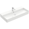 VILLEROY & BOCH Memento 2.0 závesné umývadlo s otvorom, s prepadom, 1000 x 470 mm, biela alpská, 4A22A501