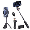 K&F Concept K&F Cell Phone Tripod MS02 34cm phone tripod s remote Black Orange