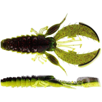WESTIN - Gumová nástraha Crecraw Creaturebait Black Chartreuse 8,5 cm 7 g 5 ks