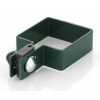 Objímka 60x60 zelená koncová kompletná pre panel a stĺpik