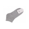 Bavlnené ponožky členkové unisex - 1 pár 2 šedá svetlá