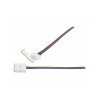 Konektor napájací pre LED pásy 10mm RGB s káblikmi