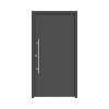 Hliníkovo-oceľové vchodové dvere pasívne Apollon 110 x 210 cm L antracit