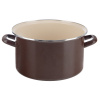 Smaltovaný hrnec Orion BROWN Lem 10 l