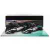 Minichamps Mercedes gp F1 Set 2x W13e Team Mercedes-amg Petronas F1 N 44 3. GP Bahrajnu 2022 Lewis Hamilton + N 63 4. GP Bahrajnu 2022 George Russel 1:43 Silver Green