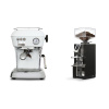 Ascaso Dream ONE, Cloud White + Eureka Mignon Libra, CR black