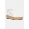 Espadrilky Tommy Hilfiger KNIT MESH ESPADRILLE PLATFORM FW0FW08743 biela EUR 39
