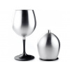 Pohárik na víno GSI Glacier Stainless Nesting Red Wine Glass