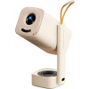 Yaber T1 Pro, mini WiFi projektor, krémový T1 Pro