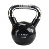 HMS KTC KETTLEBELL S CHROMOVANÝM ÚCHOPEM 12 KG