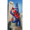 TipTrade Bavlnená froté osuška 70x140 cm Spider-man Operácia Silver