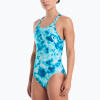 Dámske jednodielne plavky Nike Hydrastrong Fastback bleached turquoise