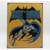 Edicola Príslušenstvo Kovový tanier - Batman Retro 1:1 Žltá modrá čierna
