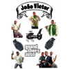CUKROVÁ TLAČ jedlý obrázok na tortu Cukrová hmota Grand Theft Auto GTA V 5 + POST