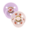 BIBS STUDIO Colour Ladybug cumlíky z prírodného kaučuku 2ks – veľkosť 2 Variant: Violet Sky Mix