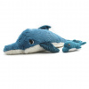 Ptipotos Plyšový delfín Tofou modrý (mama s bábätkom) 50 cm