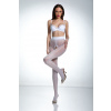 Zvodné crotchless lesklé pančuchy HIP GLOSS 20 DEN Amour, Veľkosť L/XL, Farba Biela