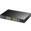 Switch CUDY 16-Port 10/100M PoE+ Switch with 1Gigabit Uplink and 1 Gigabit Combo SFP Port 200W (FS1018PS1)