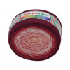 Bellatex Příze SpagoYarn Rainbow 250g / 1000 m Růžová,Bílá,Červená,Vínová