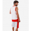 KIT POWER INTERLOCK basketbalový set biela-červená XL