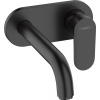 Hansgrohe Vernis Blend - Páková umývadlová batéria pod omietku s ramenom 207 mm, čierna matná 71576670